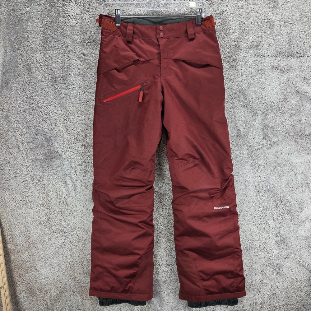 Patagonia Pants Boys XL Red Snowshot H2No Insulated Ski Snow Waterproof